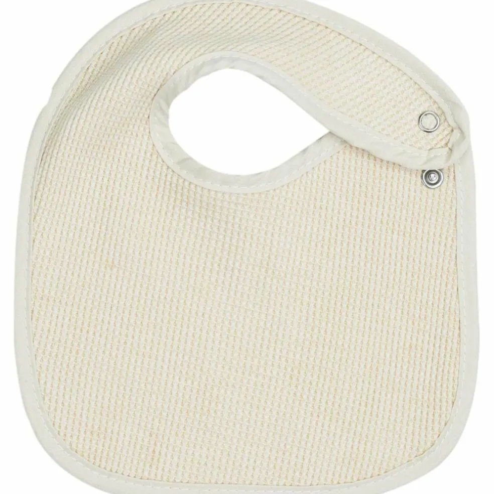 Lot de 6 bavoirs de naissance Nid d'abeille Beige-Choco