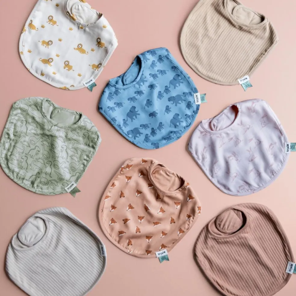 Lot de 2 bavoirs de naissance Rosy Rabbit