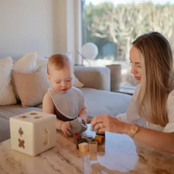 Lot de 2 bavoirs en mousseline Roman Green-Fog