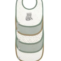 Lot de 5 bavoirs en éponge à velcro About Friends raton laveur