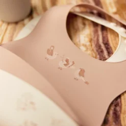 Lot de 2 bavoirs en silicone Lovely Birds