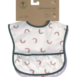 Lot de 2 bavoirs Happy Rascals Coeur lavande