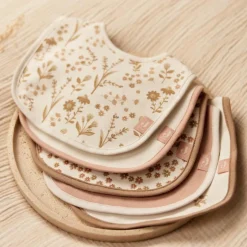 Lot de 5 bavoirs imperméables Bloomy