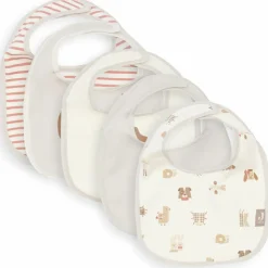 Lot de 5 bavoirs imperméables Animal Friends