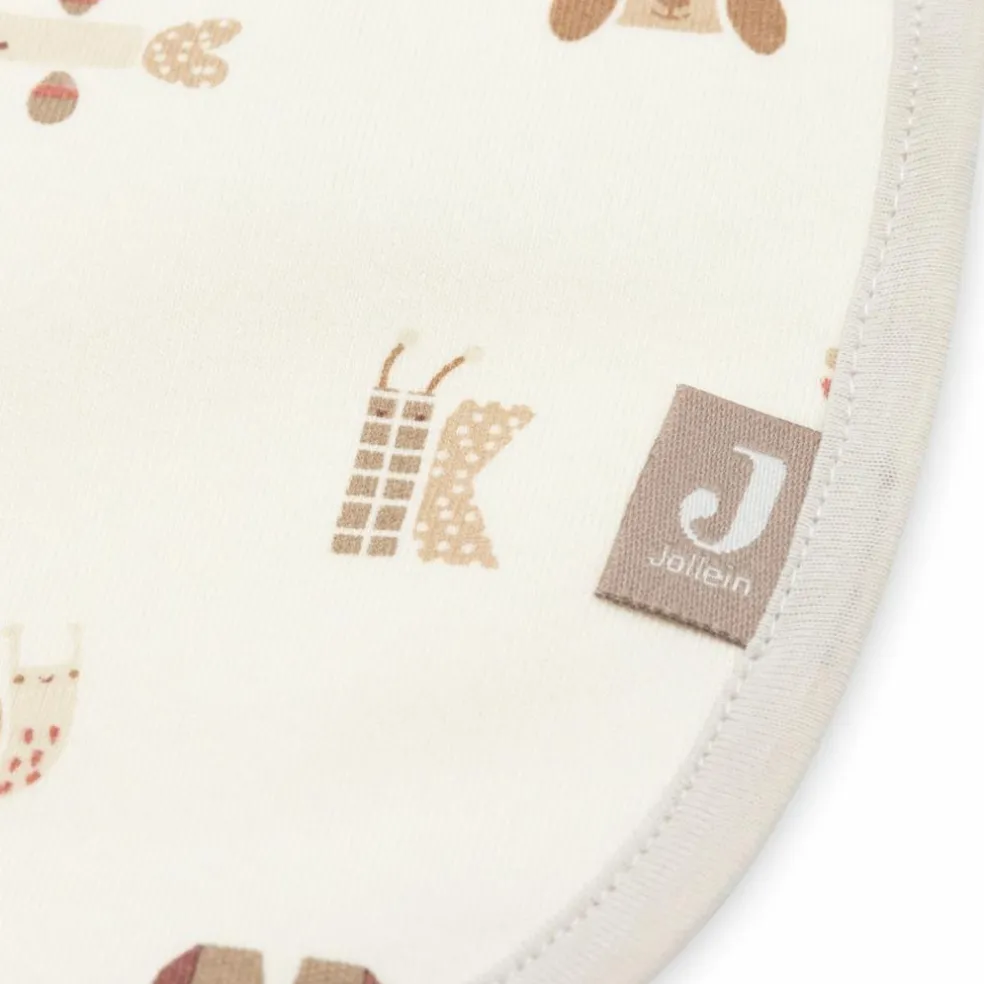 Lot de 5 bavoirs imperméables Animal Friends