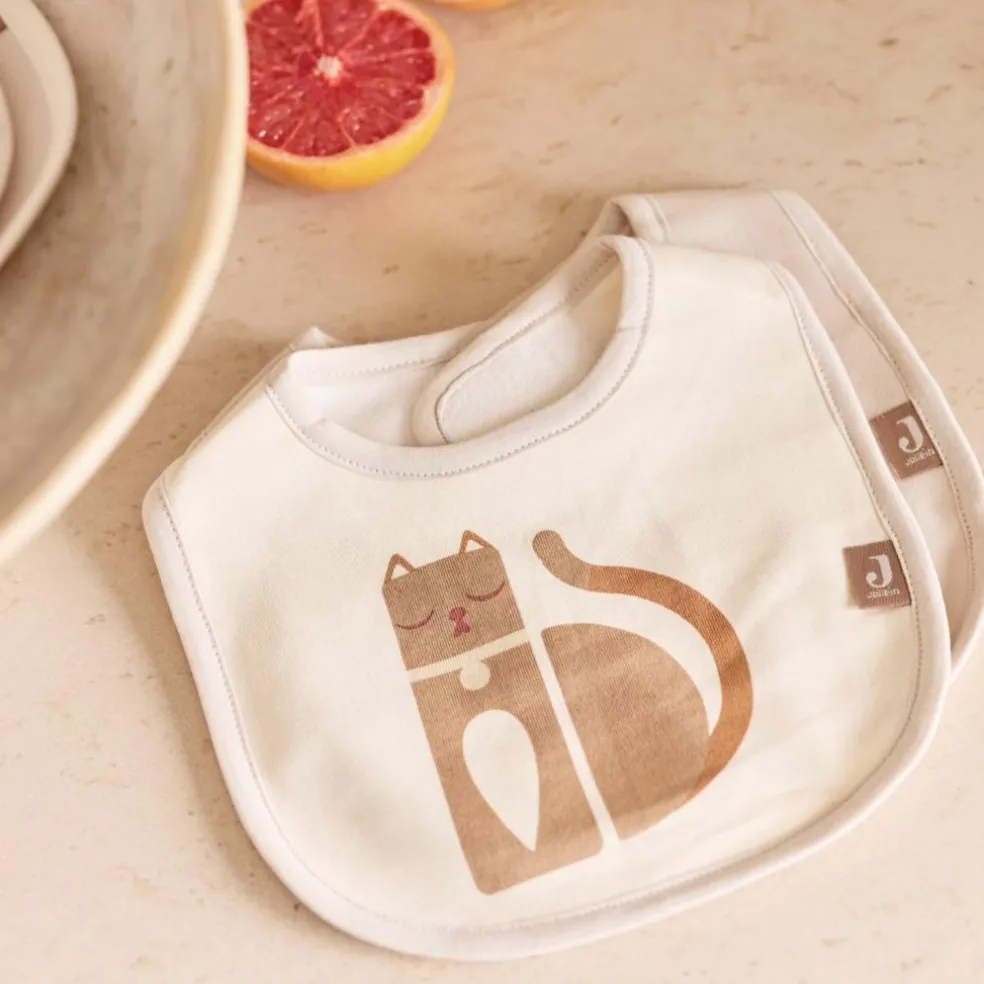 Lot de 5 bavoirs imperméables Animal Friends