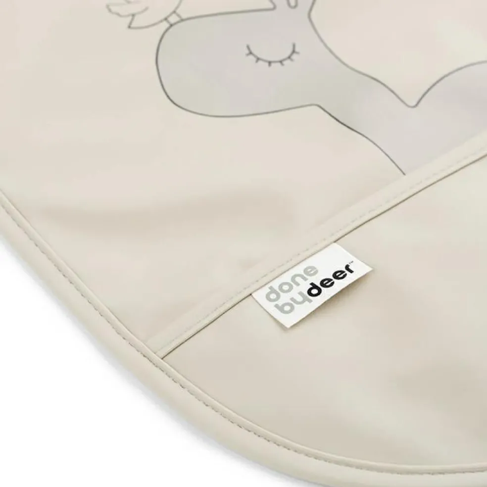 Lot de 2 bavoirs imperméables à velcro Lalee Sable