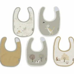 Lot de 5 bavoirs imperméables Tiny Park