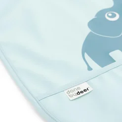 Lot de 2 bavoirs imperméables à velcro Elphee Bleu