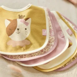 Lot de 5 bavoirs imperméables Flower Fairies