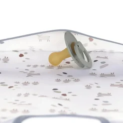 Lot de 2 bavoirs manches longues avec poche Tiny Farmer Mouton bleu