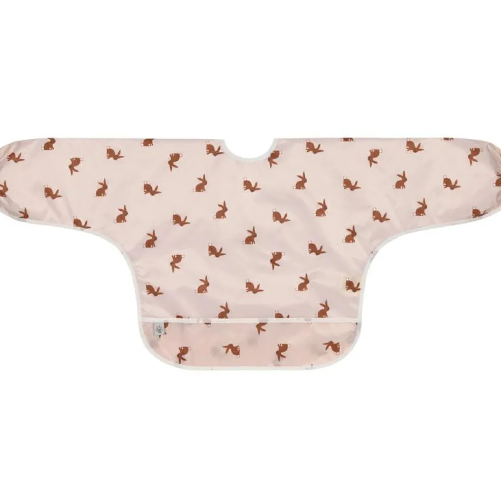 Lot de 2 bavoirs manches longues avec poche Little Forest Lapin
