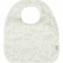 Lot de 2 bavoirs plastifiés Animals Nougat