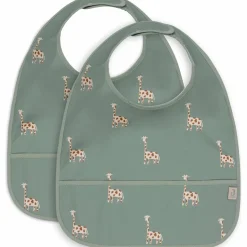 Lot de 2 bavoirs plastifiés Jungle Jambo