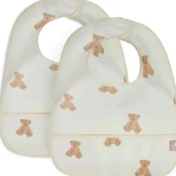 Lot de 2 bavoirs plastifiés Teddy Bear