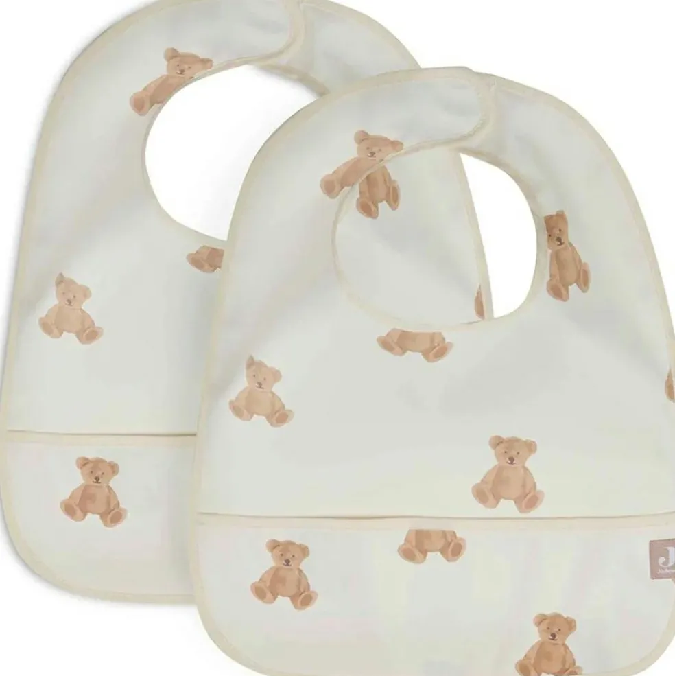 Lot de 2 bavoirs plastifiés Teddy Bear