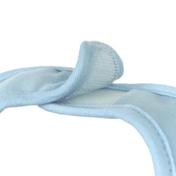 Lot de 5 bavoirs éponge Happy Rascals Smile bleu ciel