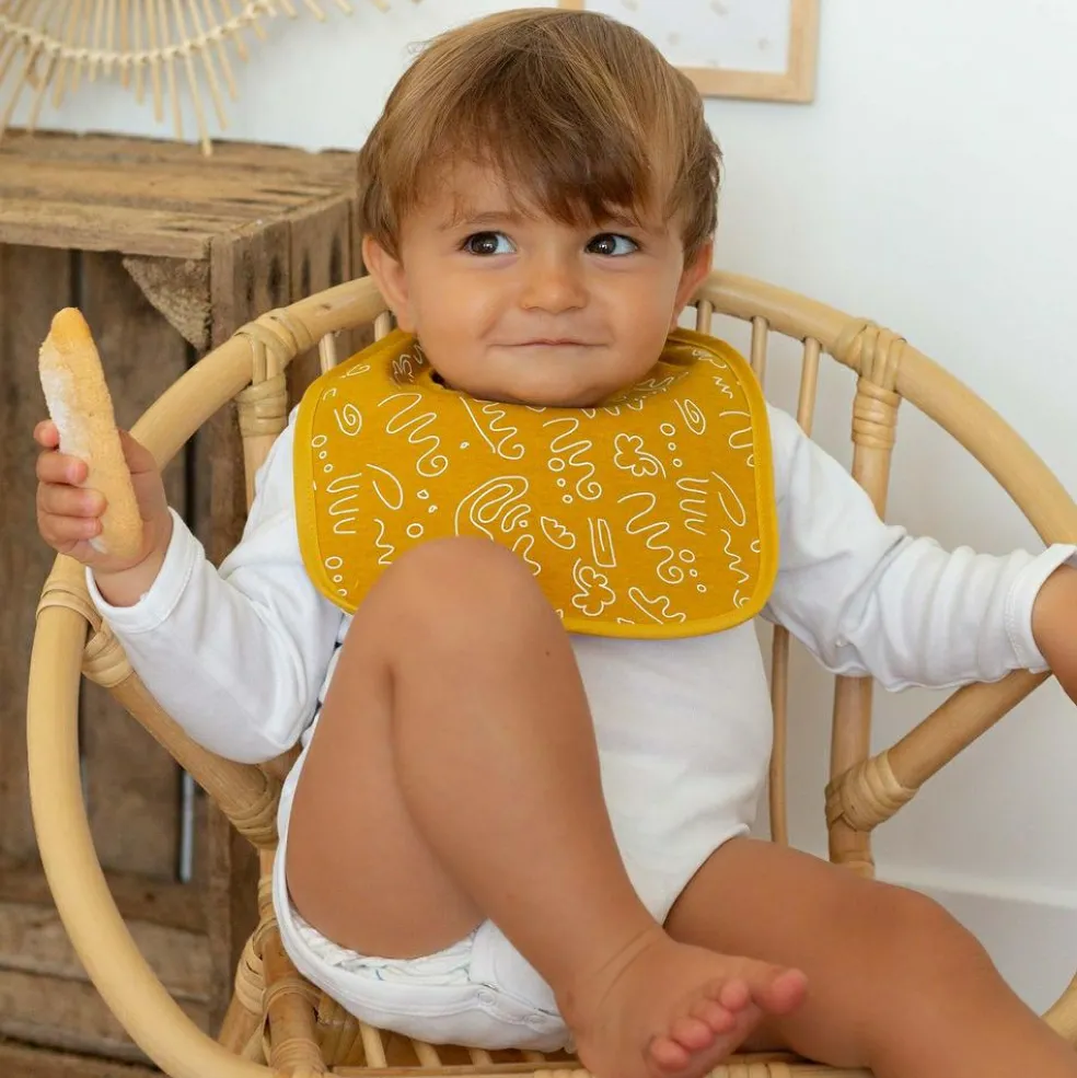 Lot de 6 bavoirs premier âge Meli melo