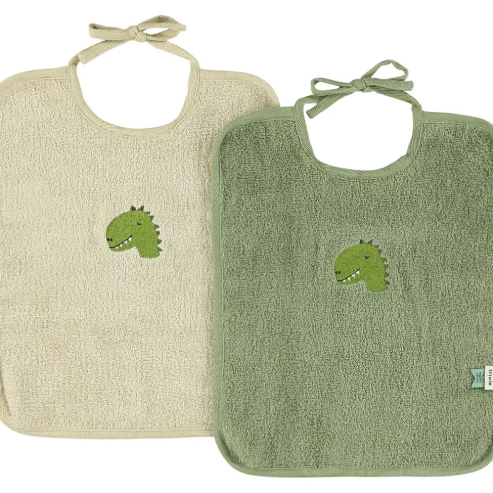 Lot de 2 bavoirs XL Dino