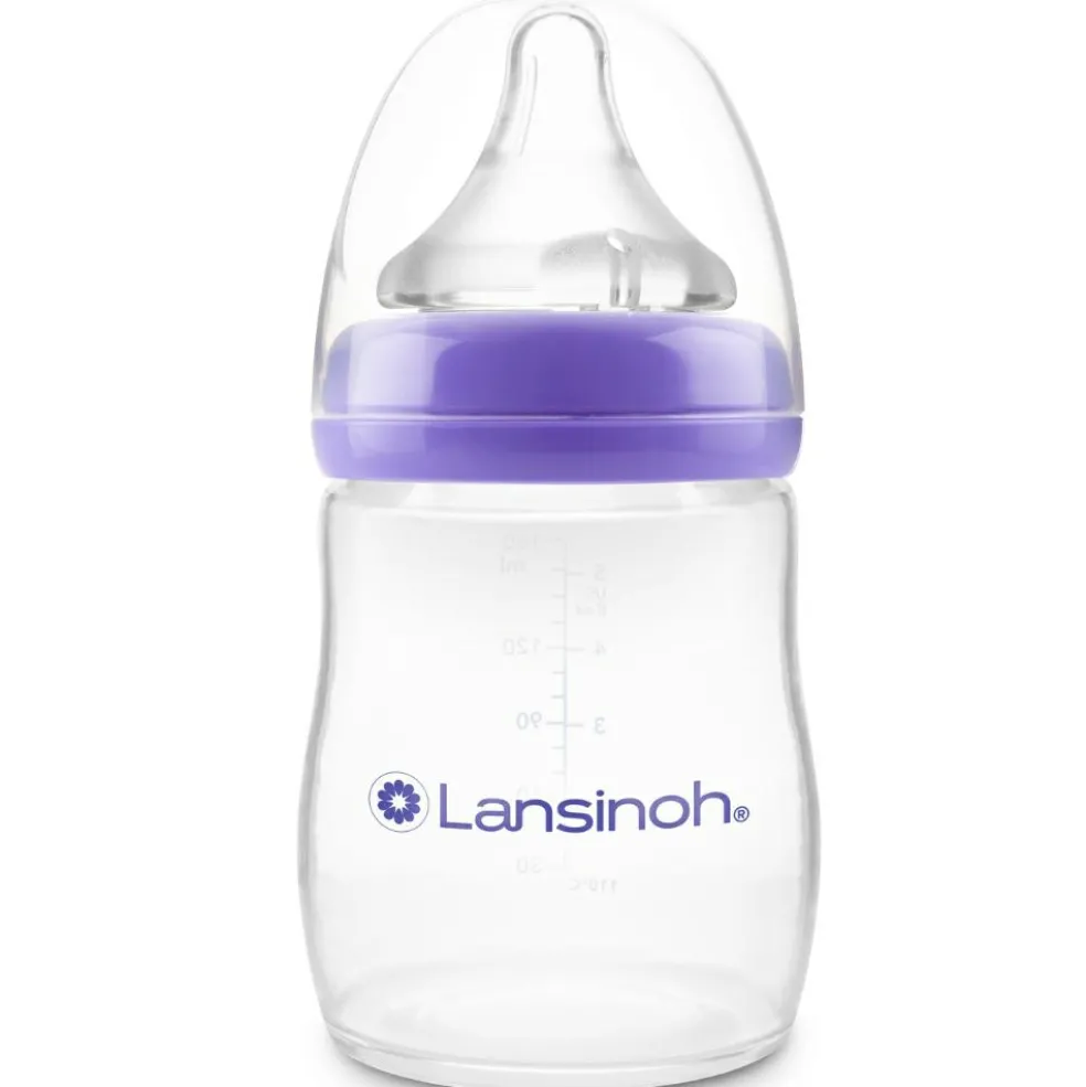 Lot de 2 biberons et tétines Natural Wave® spécial allaitement (160 ml)