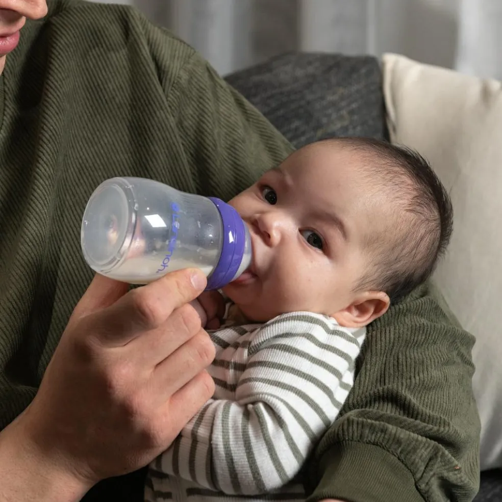 Lot de 2 biberons et tétines Natural Wave® spécial allaitement (240 ml)