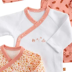 Lot de 3 bodies cache-cœur Esmée (naissance)