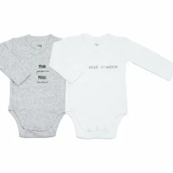 Lot de 2 bodies Mini Maxi (3 mois)