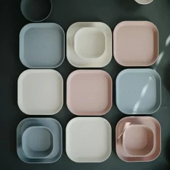 Lot de 2 bols carrés Blush