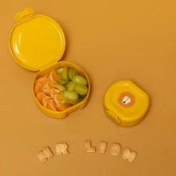 Lot de 2 boîtes à goûter à clip Mr. Lion
