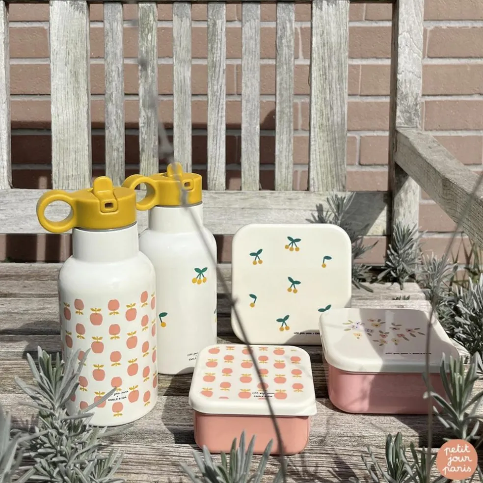 Lot de 3 boîtes à goûter Emile et Ida