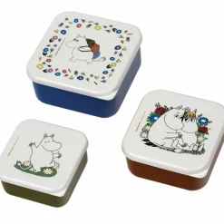Lot de 3 boîtes à goûter Moomin
