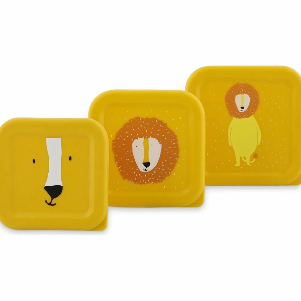Lot de 3 boîtes à goûter Mr. Lion