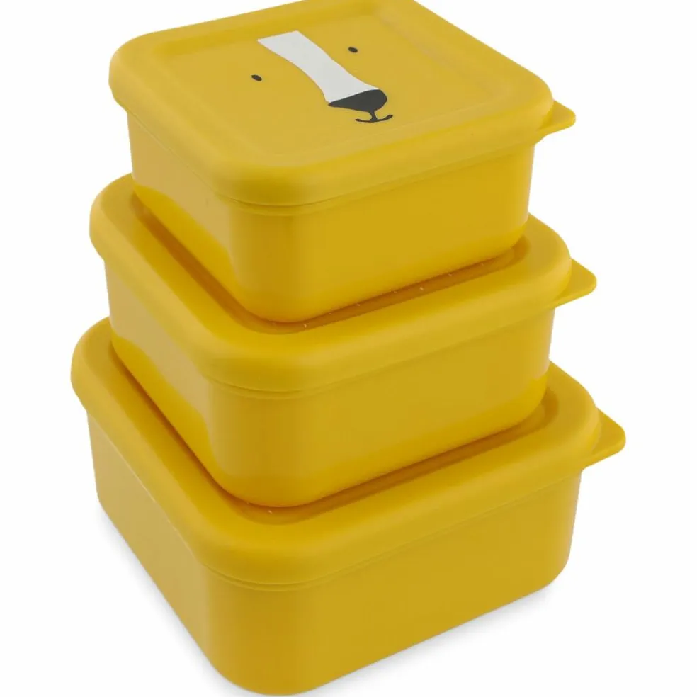 Lot de 3 boîtes à goûter Mr. Lion