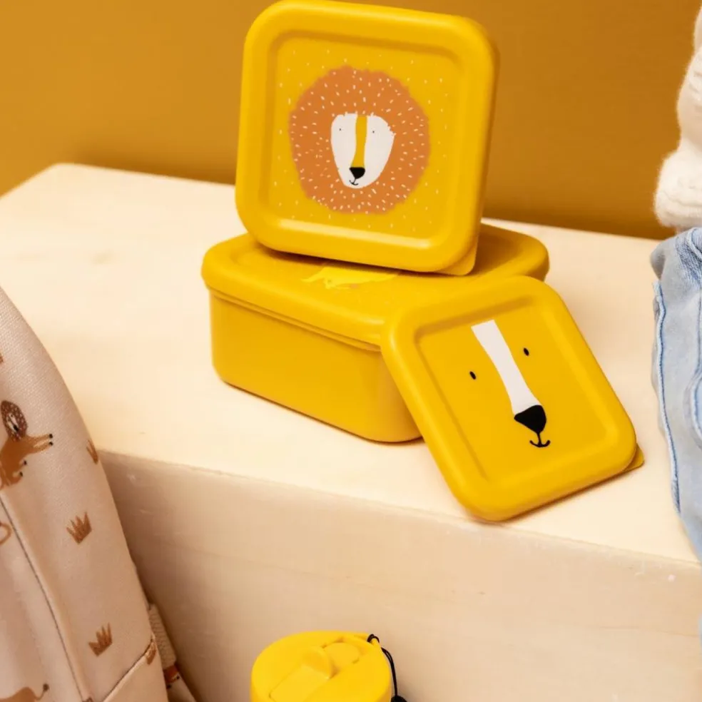 Lot de 3 boîtes à goûter Mr. Lion