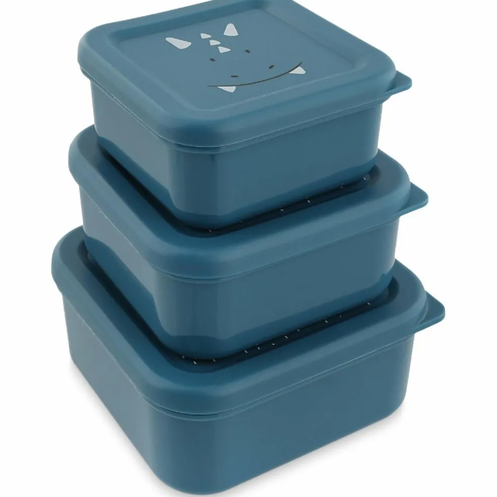 Lot de 3 boîtes à goûter Mr. Triceratops
