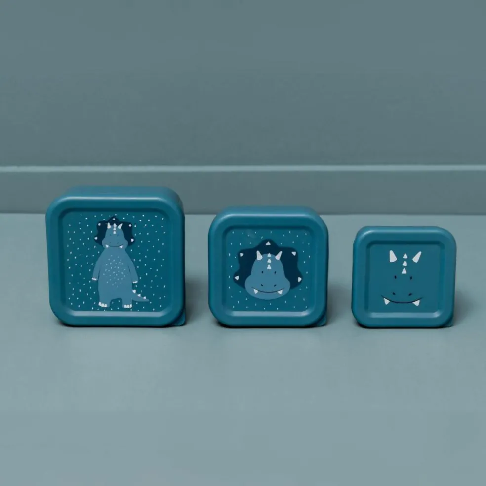 Lot de 3 boîtes à goûter Mr. Triceratops