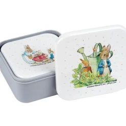 Lot de 3 boîtes à goûter Pierre Lapin