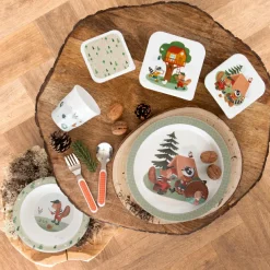 Lot de 3 boîtes à goûter Victor le castor