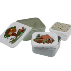 Lot de 3 boîtes à goûter Victor le castor