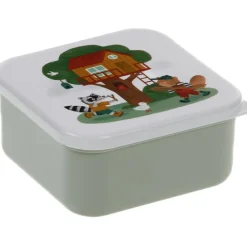 Lot de 3 boîtes à goûter Victor le castor