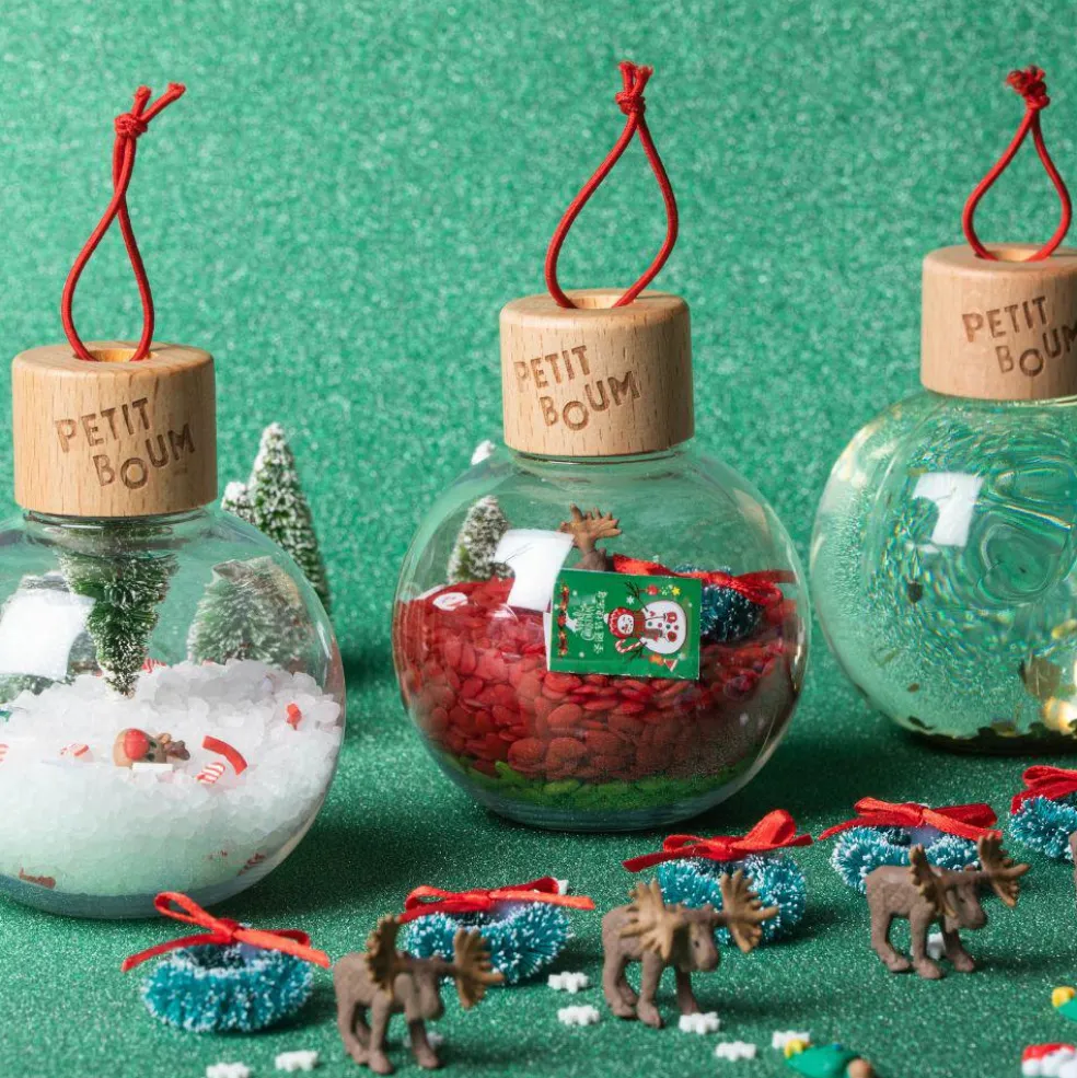 Lot de 3 boules de Noël sensorielles Christmas