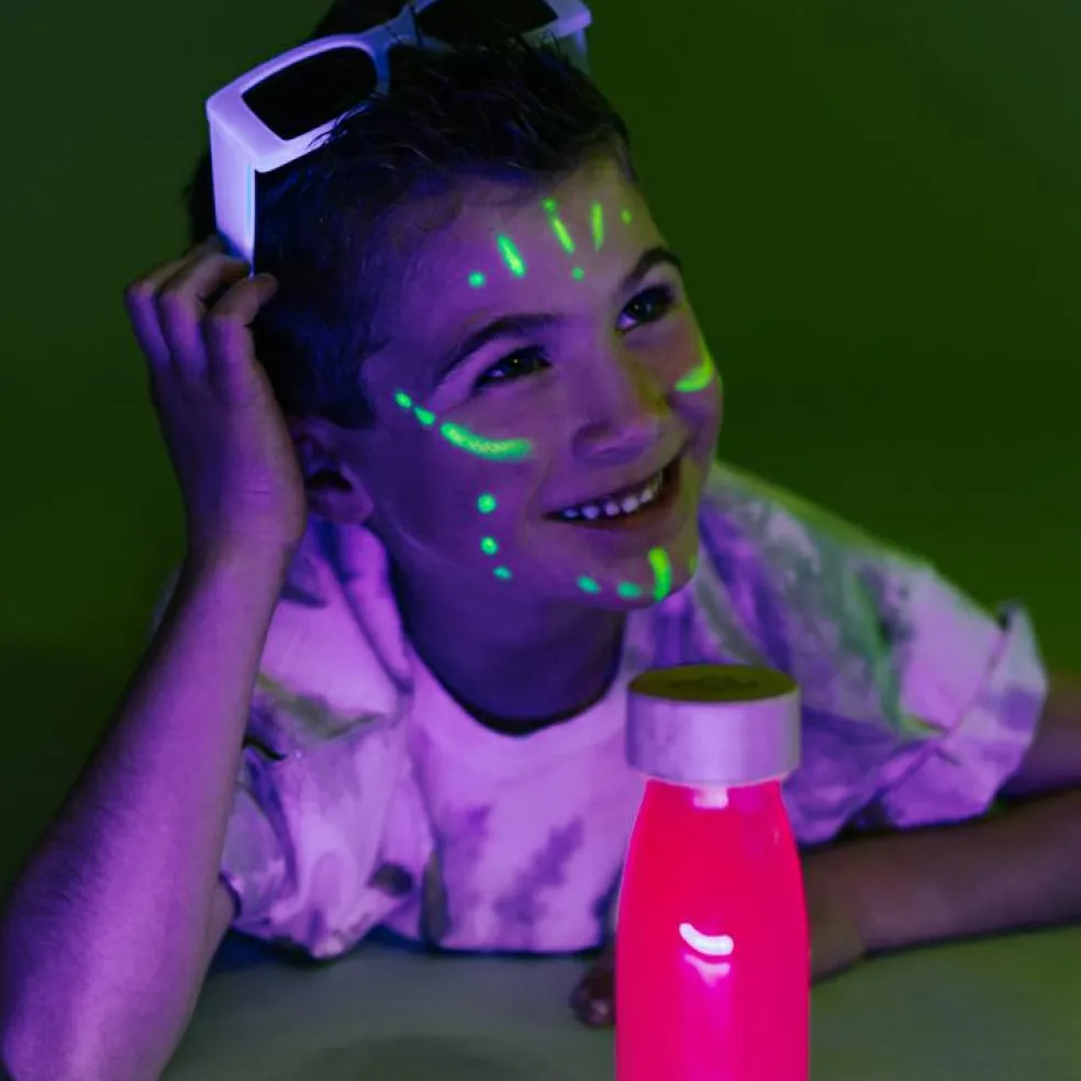 Lot de 3 bouteilles sensorielles Paradis fluorescentes