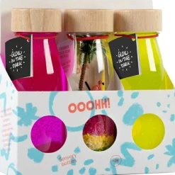 Lot de 3 bouteilles sensorielles Paradis fluorescentes