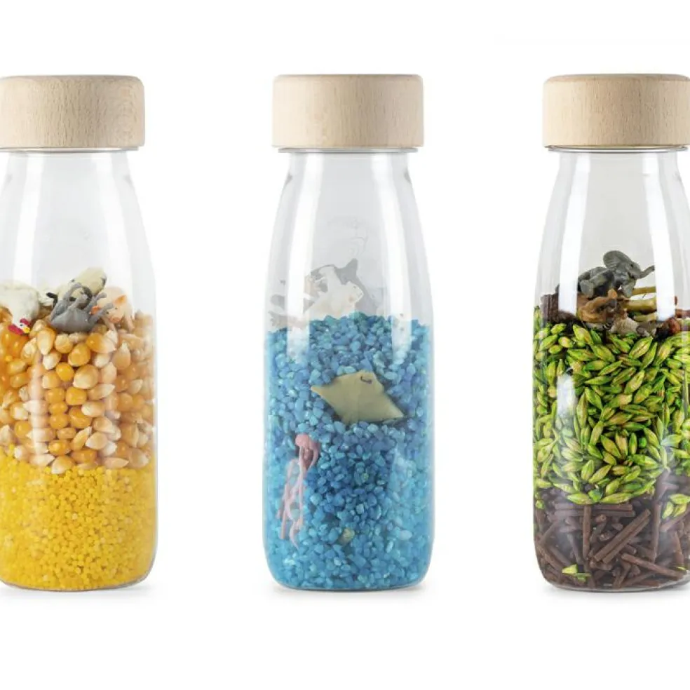Lot de 3 bouteilles sensorielles Spy Nature