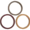 Lot de 3 bracelets de dentition Pearl Berry-Marigold-Khaki