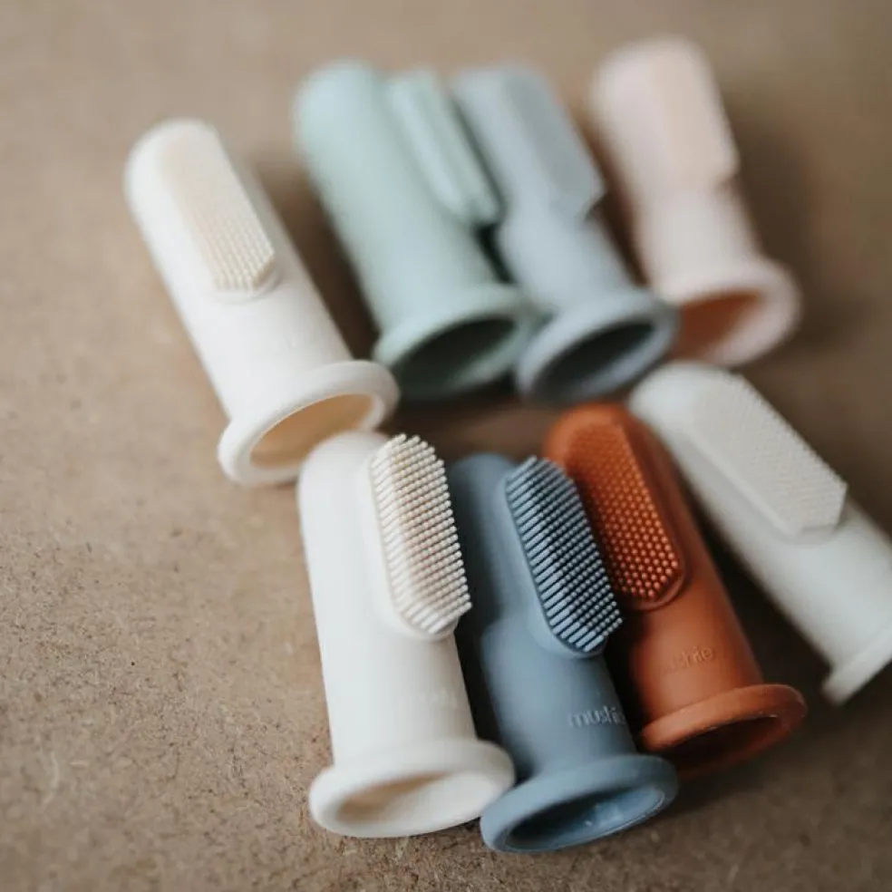 Lot de 2 brosses à dent à doigt Tradewinds-Stone