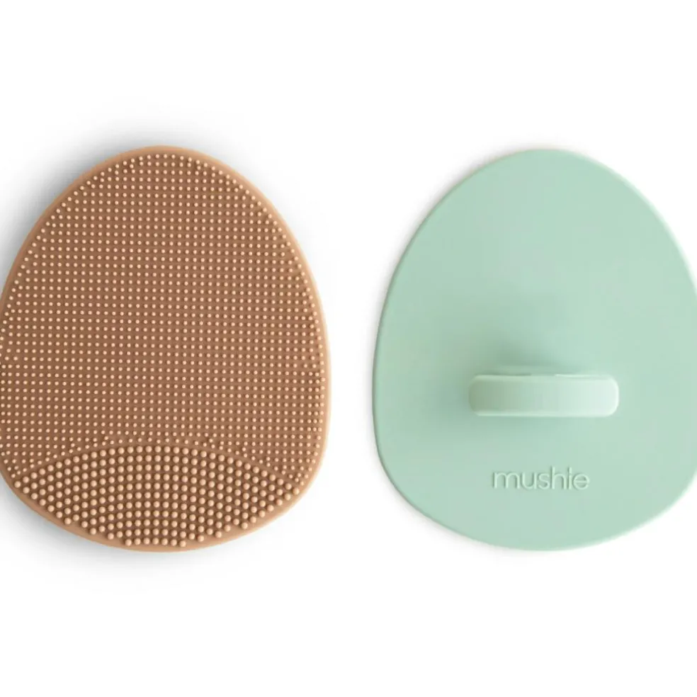 Lot de 2 brosses pour croûtes de lait Natural-Cambridge Blue