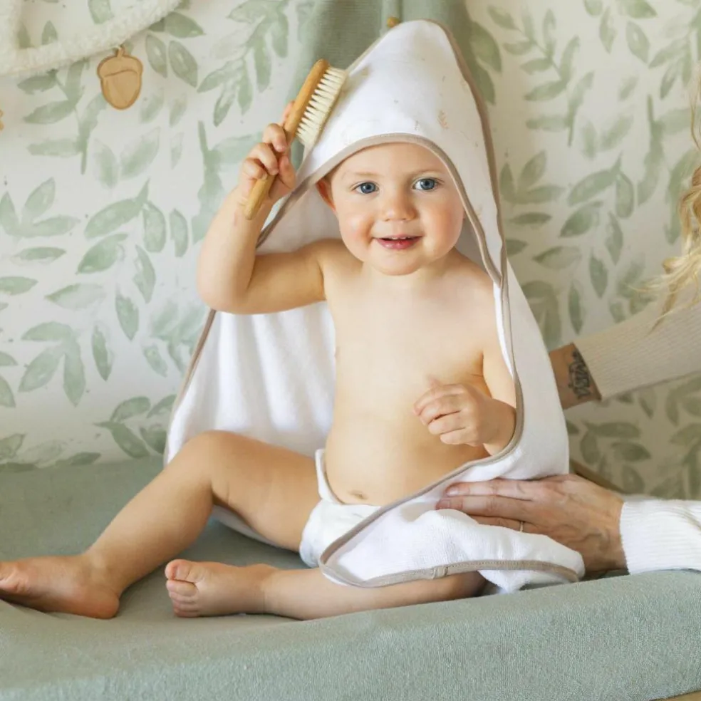 Lot de 2 capes de bain Lapin (70 x 70 cm)