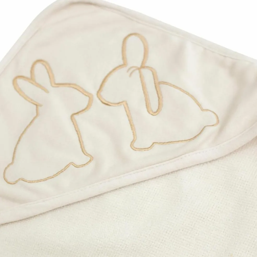 Lot de 2 capes de bain Lapin (70 x 70 cm)