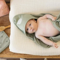 Lot de 2 capes de bain Ours (70 x 70 cm)